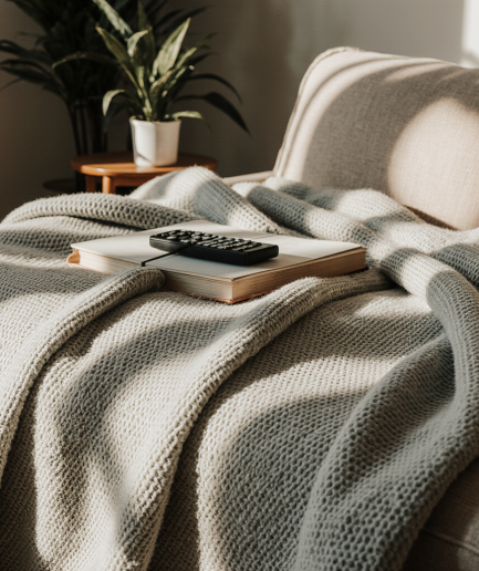 Cotton Waffle Blanket